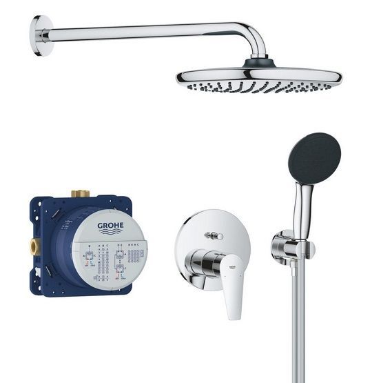 Душевая система скрытого монтажа Grohe QuickFix Start Edge из Vitalio Start 250 (25293000) 25293000 &mdash; фото в Esantehnika