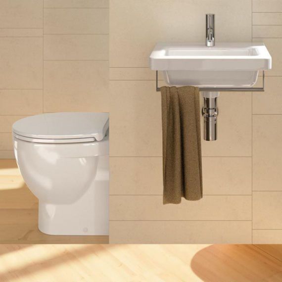 Раковина подвесная Catalano NEW LIGHT 55x48 белая 155LI00 155LI00 &mdash; фото в Esantehnika