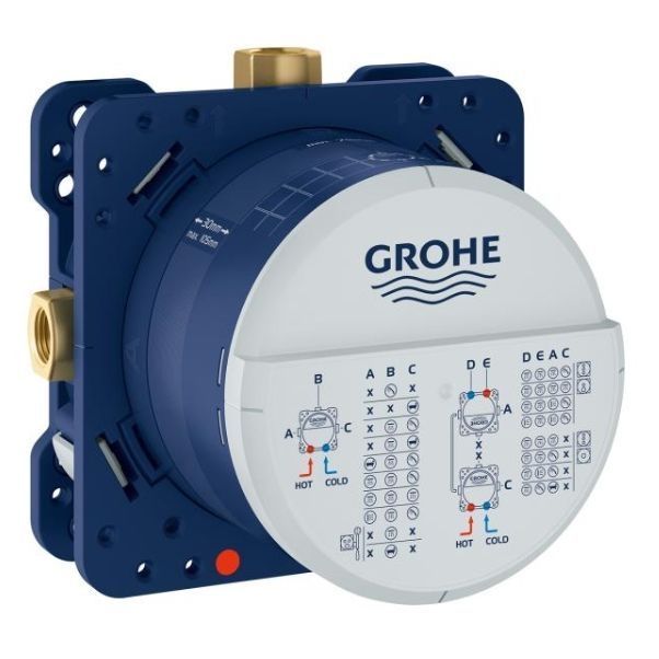 Термостат для душа Grohe Grohtherm SmartControl 29124000 со скрытой частью 29124000+35600000 &mdash; фото в Esantehnika