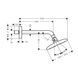 Верхний душ Hansgrohe Raindance E 240 AIR 250х150 мм 27370000 27370000 &mdash; фото в Esantehnika
