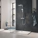 Душова система з термостатом Grohe Rainshower Smartactive Cube 310 (колір - хром), верхній душ квадратний 26649000 26649000 &mdash; фото в Esantehnika
