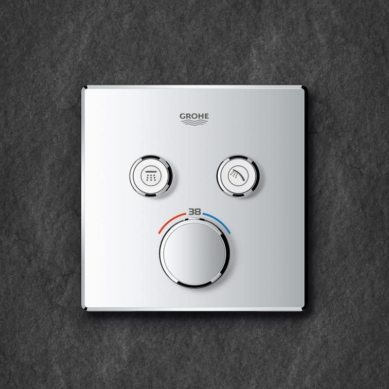 Термостат для душа Grohe Grohtherm SmartControl 29124000 со скрытой частью 29124000+35600000 &mdash; фото в Esantehnika