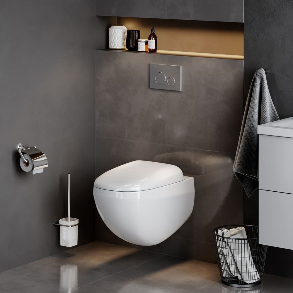 Унітаз підвісний AM PM Sensation FlashClean C301700WH із сидінням Sof Close C307851WH C301700WH+C307851WH &mdash; фото в Esantehnika