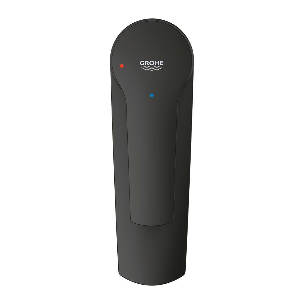Смеситель для раковины Grohe QuickFix Start S-Size (цвет - чёрный матовый), с донным клапаном 235512432 235512432 &mdash; фото в Esantehnika