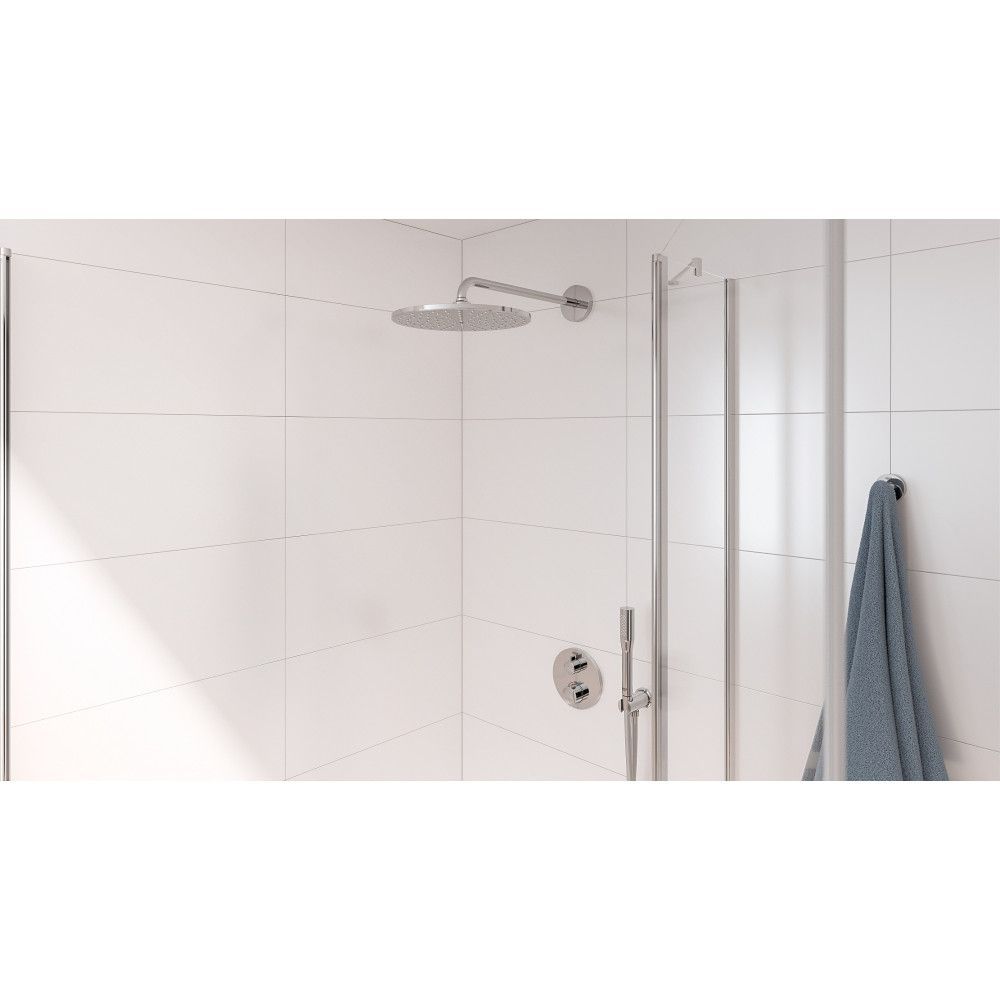 Душова система прихованого монтажу GROHE Grohtherm із верхнім душем, хром (34869000) 34869000 &mdash; фото в Esantehnika