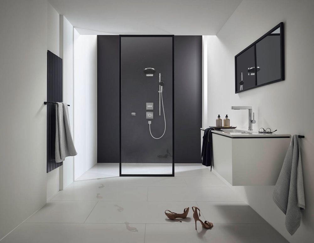 Верхний душ &Oslash; 260 мм Hansgrohe Pulsify EcoSmart, 2 вида струи (цвет - хром) 24151000 24151000 &mdash; фото в Esantehnika