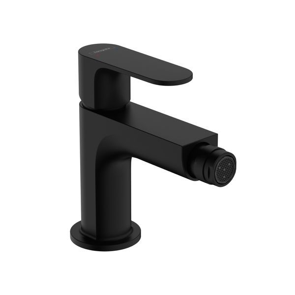 Змішувач для біде Hansgrohe Rebris S (колір - чорний матовий), з металевим донним клапаном 72212670 72212670 &mdash; фото в Esantehnika