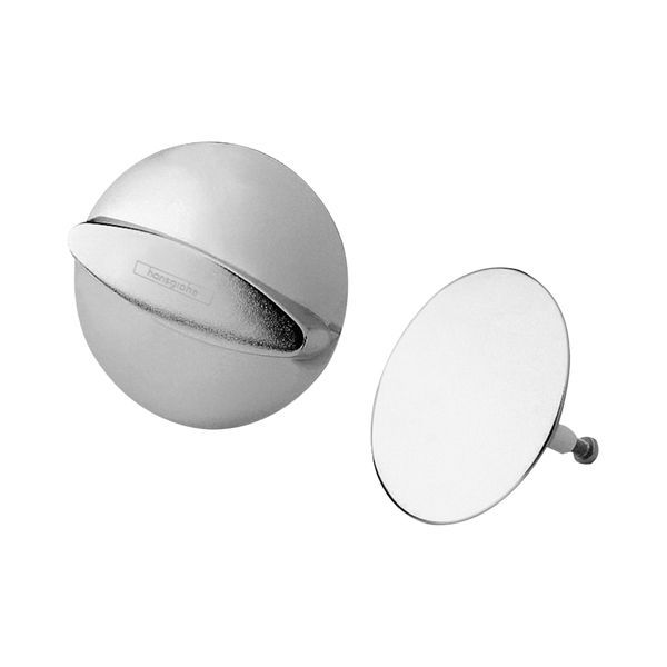 Внешняя часть набора для слива и перелива Hansgrohe Flexaplus (цвет - хром) 58185000 58185000 &mdash; фото в Esantehnika