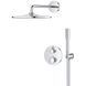 Душова система прихованого монтажу GROHE Grohtherm із верхнім душем, хром (34869000) 34869000 &mdash; фото в Esantehnika