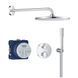 Душова система прихованого монтажу GROHE Grohtherm із верхнім душем, хром (34869000) 34869000 &mdash; фото в Esantehnika