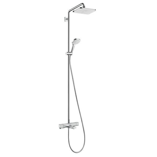 Душевая система с термостатом Hansgrohe Croma E Showerpipe 280 1jet 27687000 27687000 &mdash; фото в Esantehnika
