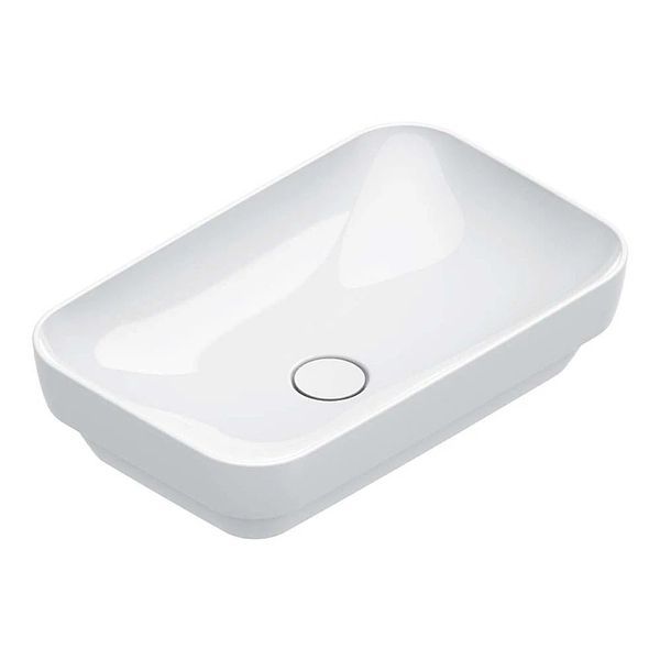 Раковина вбудована на стільницю Catalano Green 60х38 White Glossy (0424600001) 0424600001 &mdash; фото в Esantehnika
