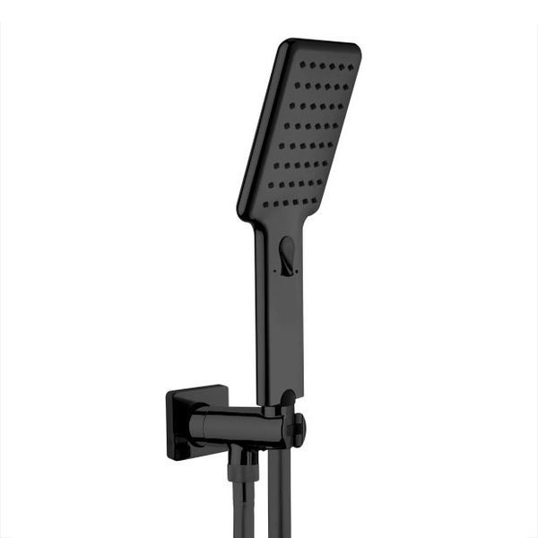 Душевой гарнитур Bossini Agua-Life (цвет - чёрный матовый), 1 вид струи CB4008C00073004 CB4008C00073004 &mdash; фото в Esantehnika