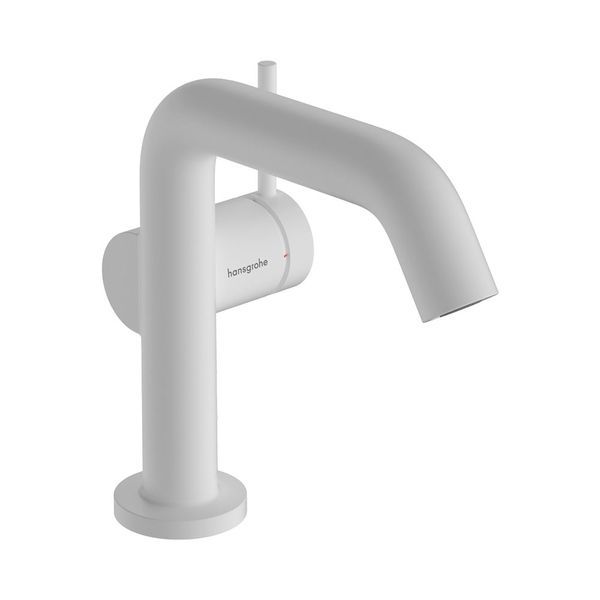 Змішувач для раковини 110 Fine CoolStart Hansgrohe Tecturis S (колір - білий матовий), з донним клапаном push-open 73320700 73320700 &mdash; фото в Esantehnika