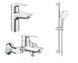 Grohe Набiр змiшувачiв BauEdge New 3 в 1 для ванни (UA123365S1) UA123365S1 &mdash; фото в Esantehnika