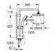 Душова Стійка Grohe New Tempesta (27389002)+Змішувач Grohe Eurosmart cosmopolitan (32837000) 27389002+32837000 &mdash; фото в Esantehnika