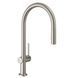 Смеситель для кухни Hansgrohe Talis M54 с выдвижной лейкой сталь 72800800 72800800 &mdash; фото в Esantehnika