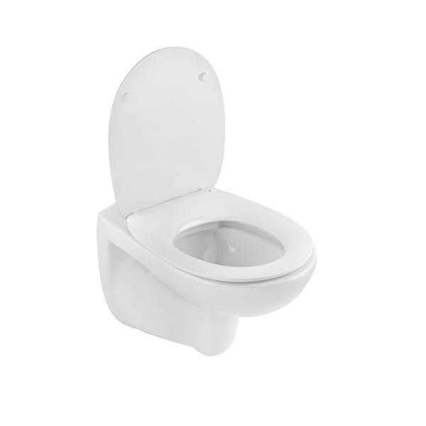 Унітаз підвісний Kroner KRP-A534UF Rimless 410х355х555 мм, сидіння Slim Duroplast/Soft-close/Quick relase CV031644 &mdash; фото в Esantehnika