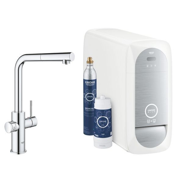 Змішувач для кухні зі стартовим пакетом Grohe Blue Home 31539000 31539000 &mdash; фото в Esantehnika