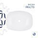 Комплект Qtap Cardinal: Раковина накладная 600x380x140 мм, White, овальная + Донный клапан Pop-up PU02 QT04116257W48465 QT04116257W48465 &mdash; фото в Esantehnika