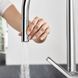 Смеситель кухонный Hansgrohe Talis 210 2jet с вытяжным изливом Sbox, хром (72801000) 72801000 &mdash; фото в Esantehnika