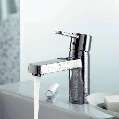 Смеситель для раковины однорычажный с донным клапаном Kludi Zenta XL хром 382600575W 382600575 &mdash; фото в Esantehnika