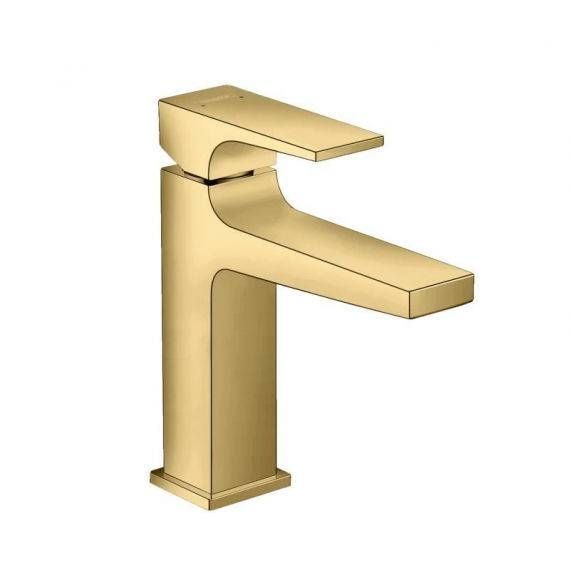 Змішувач для раковини Hansgrohe Metropol (колір - поліроване золото), з донним клапаном Push-Open 32507990 32507990 &mdash; фото в Esantehnika