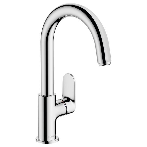 Змішувач для раковини Hansgrohe Vernis Blend (колір - хром), з поворотним виливом та донним клапаном 71554000 71554000 &mdash; фото в Esantehnika