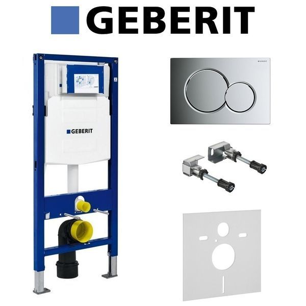 Інсталяція Geberit Duofix (4-в-1) у комплекті з клавішею Sigma 01, хром/глянцевий 111.300.00.5+156.050.00.1+111.815.00.1+115.770.21.5 111.300.00.5+156.050.00.1+111.815.00.1+115.770.21.5 &mdash; фото в Esantehnika