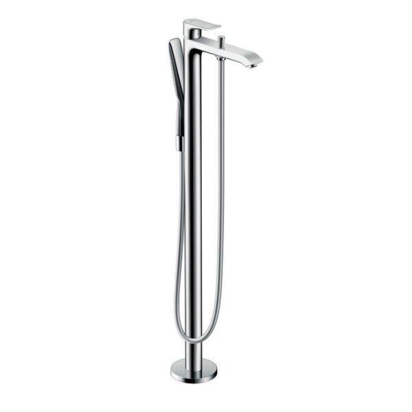 Змішувач для ванни для підлоги Hansgrohe Metris (колір - хром) 31471000 31471000 &mdash; фото в Esantehnika