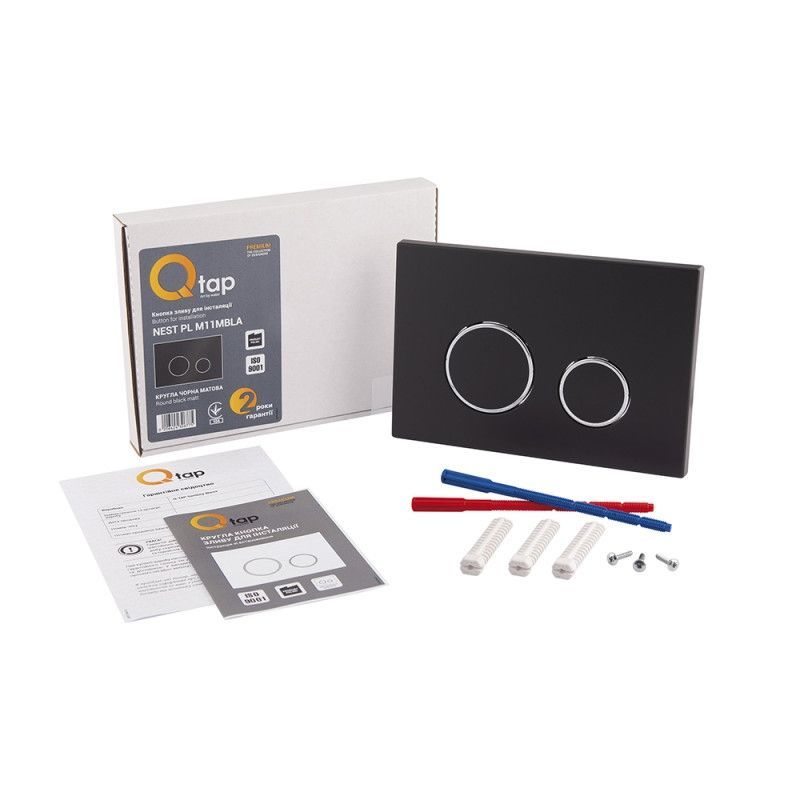 Панель змиву для унітазу Q-Tap Nest QT0111M11V1146MB QT0111M11V1146MB &mdash; фото в Esantehnika
