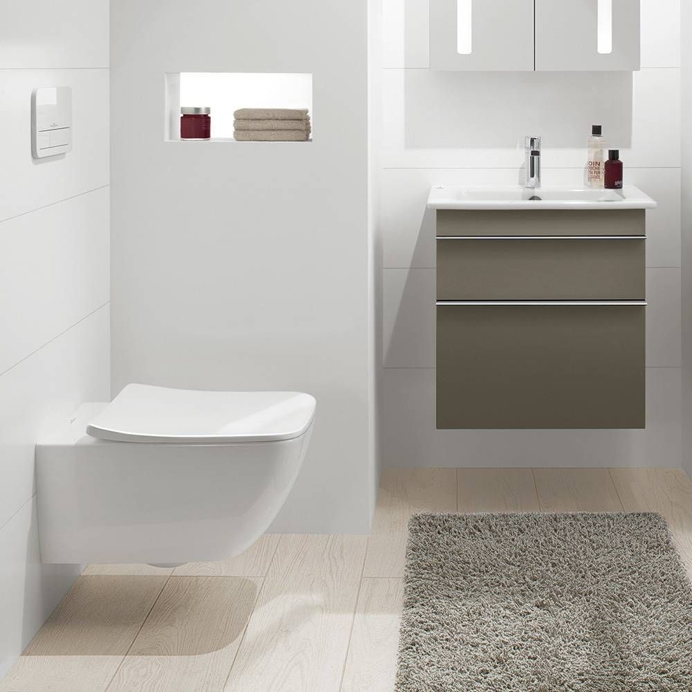 Подвесной унитаз с крышкой Villeroy&Boch Venticello (4611RL01) 4611RL01 &mdash; фото в Esantehnika