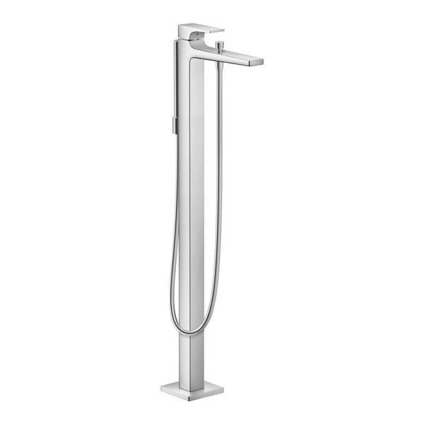 Змішувач для ванни для підлоги Hansgrohe Metropol (колір - хром), з душовим гарнітуром 32532000 32532000 &mdash; фото в Esantehnika