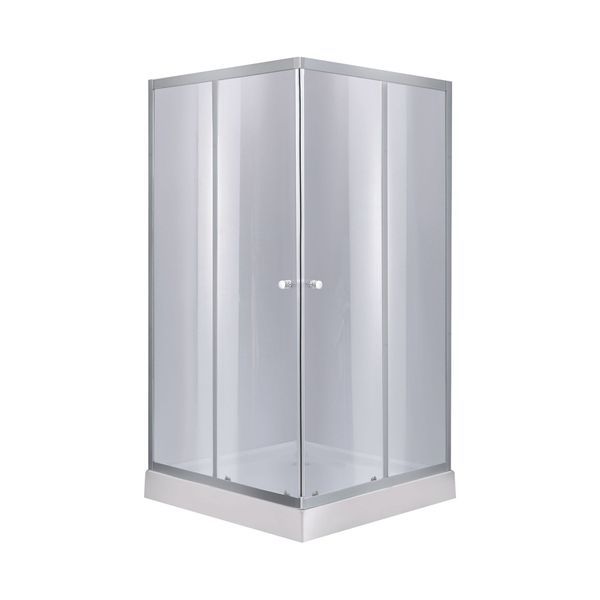 Душевая кабина Lidz Wawel SC80x80.SAT.LOW.GR (LWASC8080SATLOWGR2SET) LWASC8080SATLOWGR2SET &mdash; фото в Esantehnika