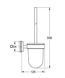 Підвісний йоржик для унітазу Grohe QuickFix Start Cube Black 409772430 409772430 &mdash; фото в Esantehnika