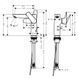 Смеситель для раковины Hansgrohe Talis E (71754000) 71754000 &mdash; фото в Esantehnika