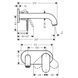 Смеситель для умывальника Hansgrohe Vernis Blend 219 мм хром 71576000 71576000 &mdash; фото в Esantehnika