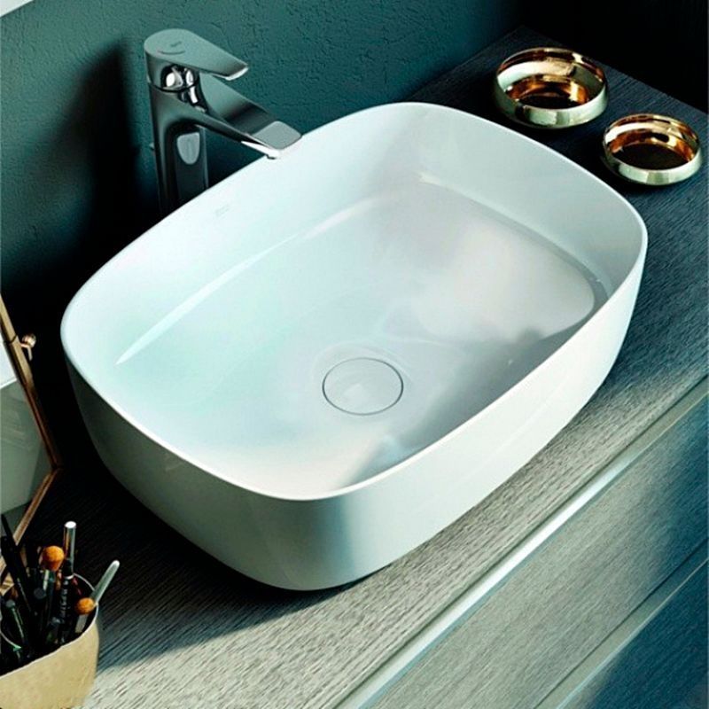 Умывальник накладной Roca Inspira Soft 50 см A327500000 A327500000 &mdash; фото в Esantehnika
