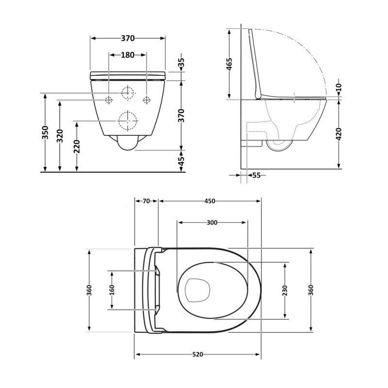 Унитаз подвесной безободковый Q-TAP Robin с сиденьем, белый (QT13332381AW) QT13332381AW &mdash; фото в Esantehnika