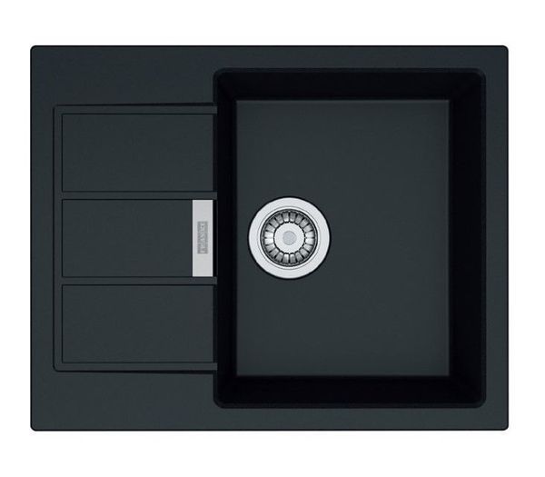 Кухонна мийка Franke S2D 611-62, накладна, оборотна, 62x50, тектонайт чорний (143.0627.288) 143.0627.288 &mdash; фото в Esantehnika