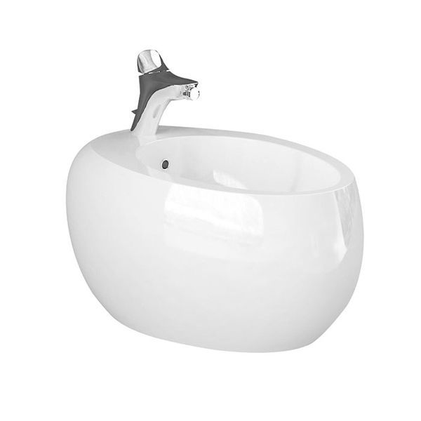 Биде подвесное Rak Ceramics Сloud, белый глянец CLOBD2101AWHA CLOBD2101AWHA &mdash; фото в Esantehnika