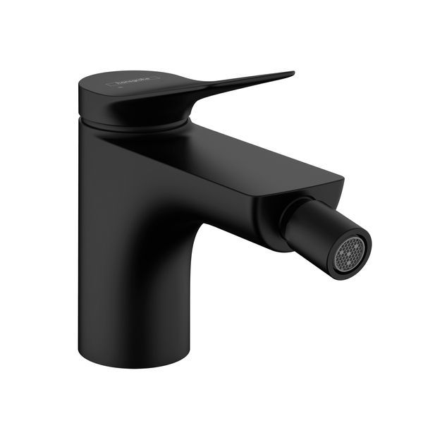 Змішувач для біде Hansgrohe Vivenis (колір - чорний матовий), з донним клапаном 75200670 75200670 &mdash; фото в Esantehnika