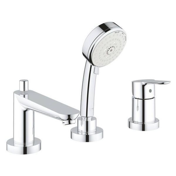 Змішувач на борт ванни Grohe BauEdge 2511700A на три отвори 2511700A &mdash; фото в Esantehnika