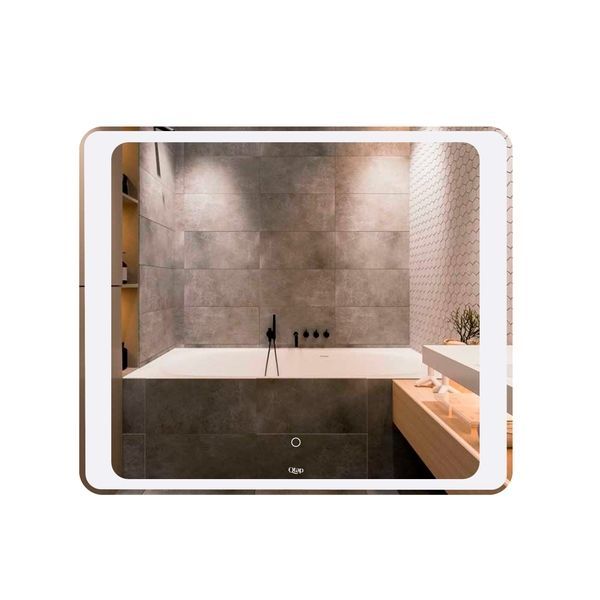 Дзеркало Qtap Leo 800х700 з LED-підсвічуванням QT117814187080W QT117814187080W &mdash; фото в Esantehnika
