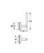 Держатель запасного рулона туалетной бумаги Grohe QuickFix Start Cube Black 409792430 409792430 &mdash; фото в Esantehnika