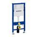 Інсталяція для унітазу Geberit DuofixBasic в комплекті з кнопкою Delta 20 (пластик матовий хром) 458.103.00.1+115.127.46.1 458.103.00.1+115.127.46.1 &mdash; фото в Esantehnika