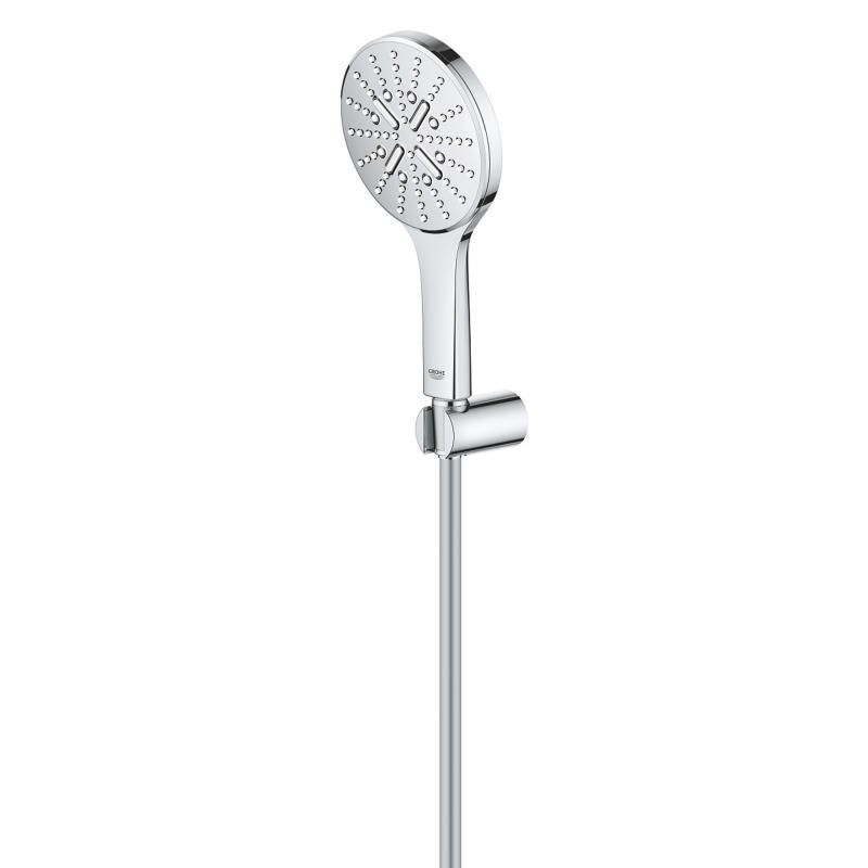 Смеситель для ванны Grohe Grohtherm 800 хром 34567000 + Душевой набор Grohe Rainshower Smartactive 130 3 режима 26581000 34567000+26581000 &mdash; фото в Esantehnika