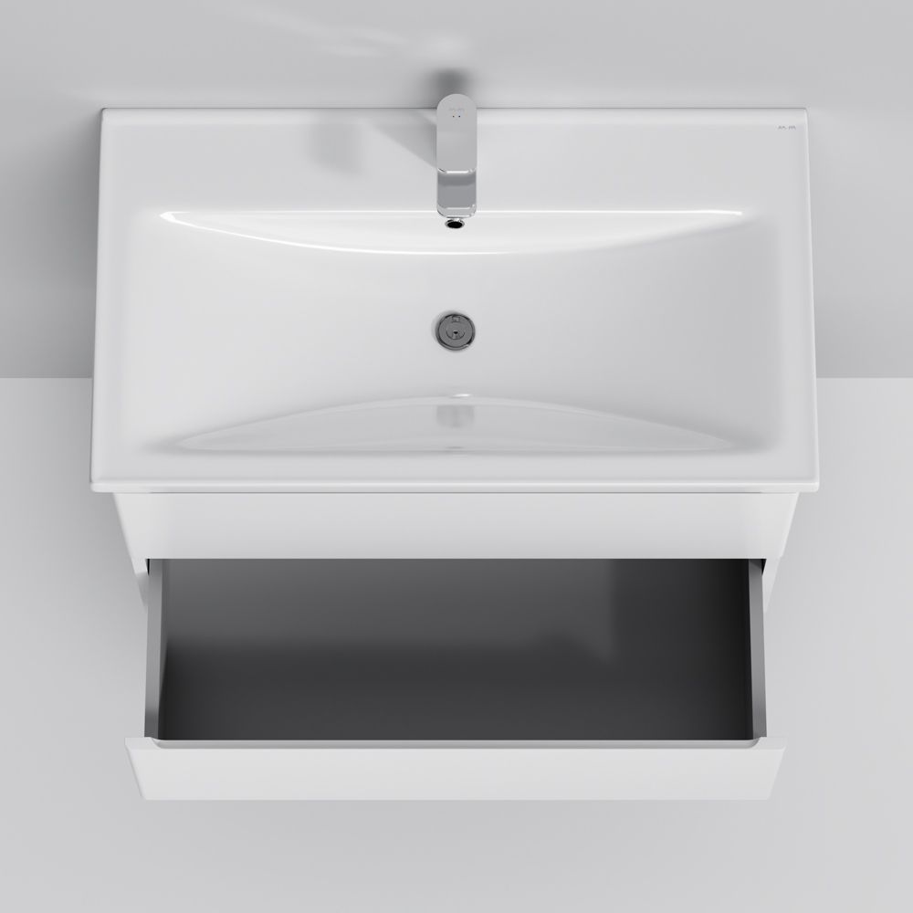 Комплект меблів тумба з умивальником AM.PM X-Joy 80 х 45 х h60 см, білий глянець M85-FHX0802-WC0802WG38 M85-FHX0802-WC0802WG38 &mdash; фото в Esantehnika