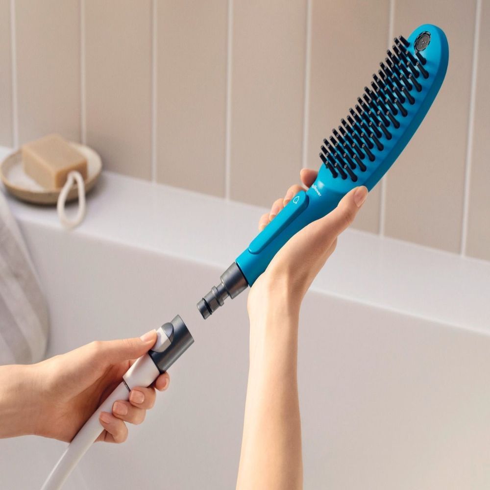 Ручной душ для собак 150 3jet, с массажной струей Hansgrohe DogShower (цвет - синий) 26640540 26640540 &mdash; фото в Esantehnika
