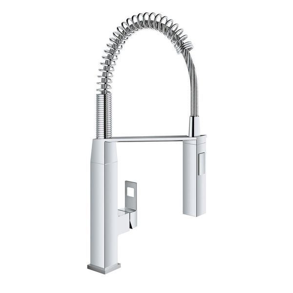 Змішувач для кухні Grohe Eurocube сталь 31395DC0 31395DC0 &mdash; фото в Esantehnika